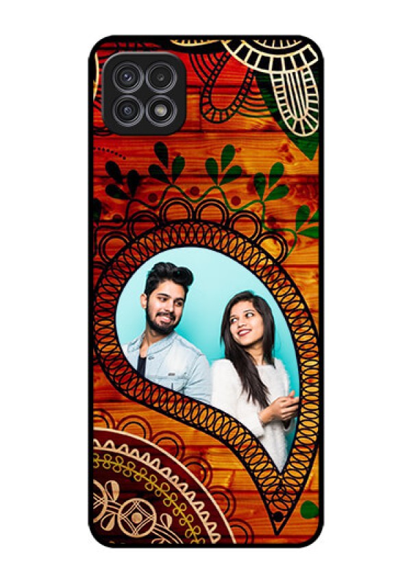 Galaxy F42 5G Personalized Glass Phone Case  - Abstract Colorful Design
