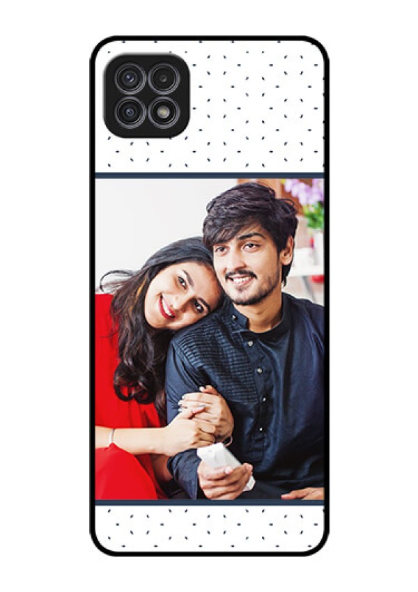 Galaxy F42 5G Personalized Glass Phone Case  - Premium Dot Design