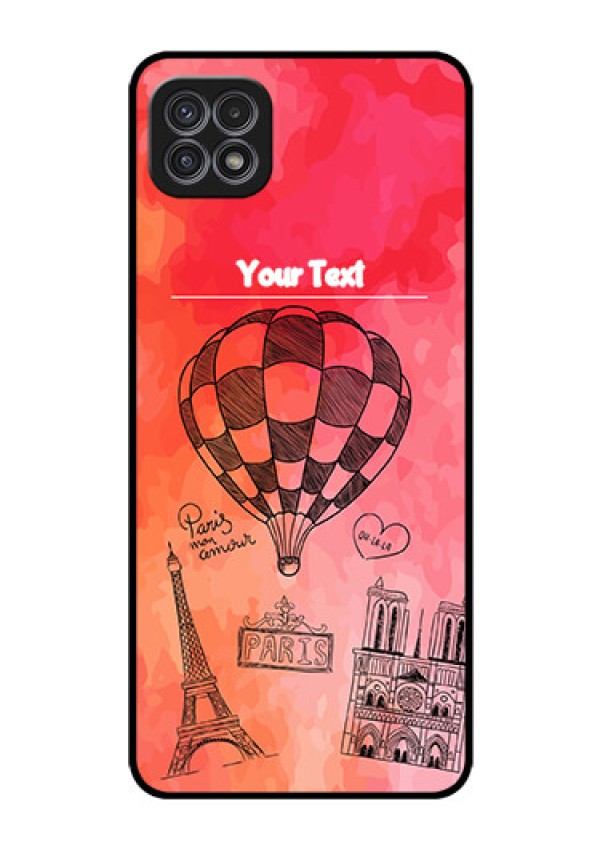 Galaxy F42 5G Custom Glass Phone Case  - Paris Theme Design