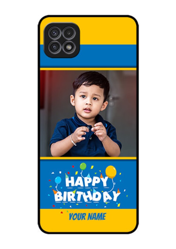Galaxy F42 5G Custom Glass Mobile Case  - Birthday Wishes Design