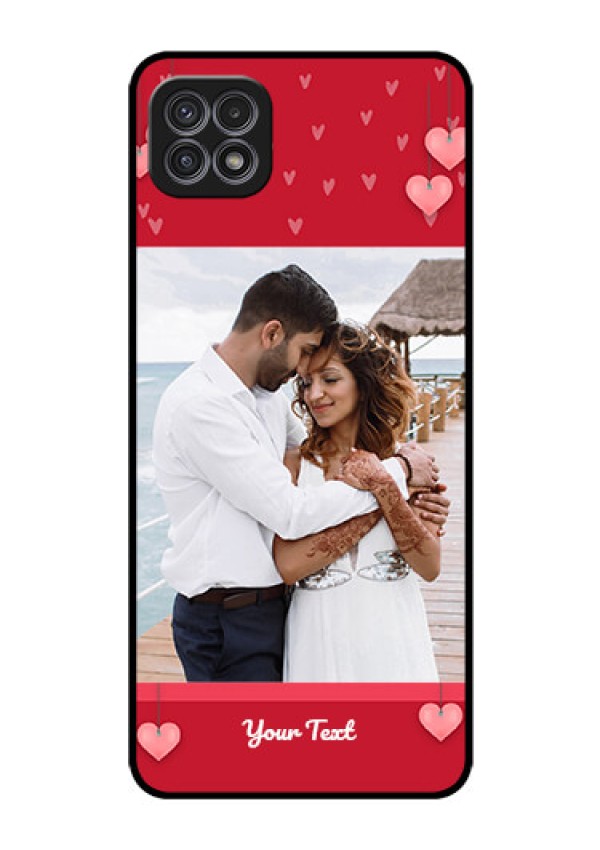 Galaxy F42 5G Custom Glass Phone Case  - Valentines Day Design