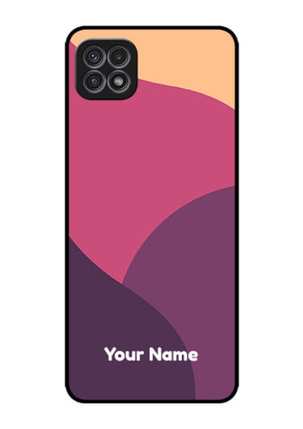 Galaxy F42 5G Custom Glass Phone Case - Mixed Multi-colour abstract art Design