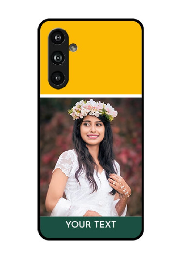 Samsung Galaxy F54 5G Custom Glass Phone Case - Love You Design