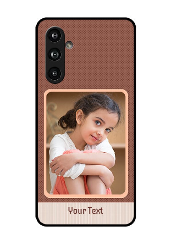 Samsung Galaxy F54 5G Custom Glass Phone Case - Simple Pic Upload Design