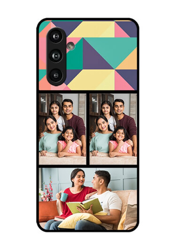 Samsung Galaxy F54 5G Custom Glass Phone Case - Bulk Pic Upload Design