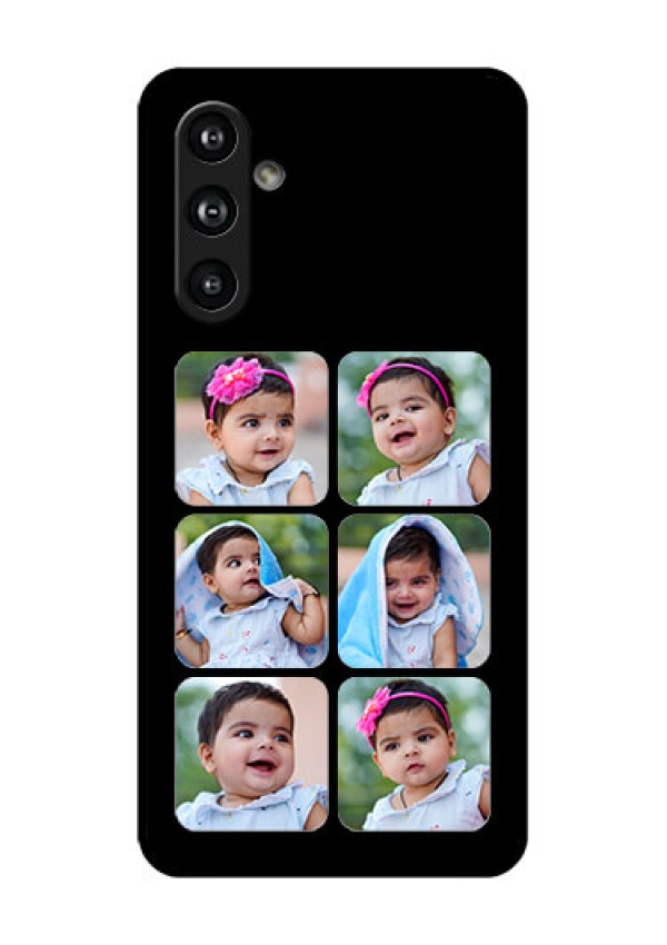 Samsung Galaxy F54 5G Custom Glass Phone Case - Multiple Pictures Design