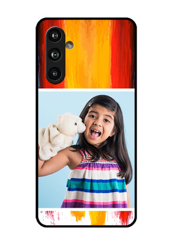 Samsung Galaxy F54 5G Custom Glass Phone Case - Multi Color Design