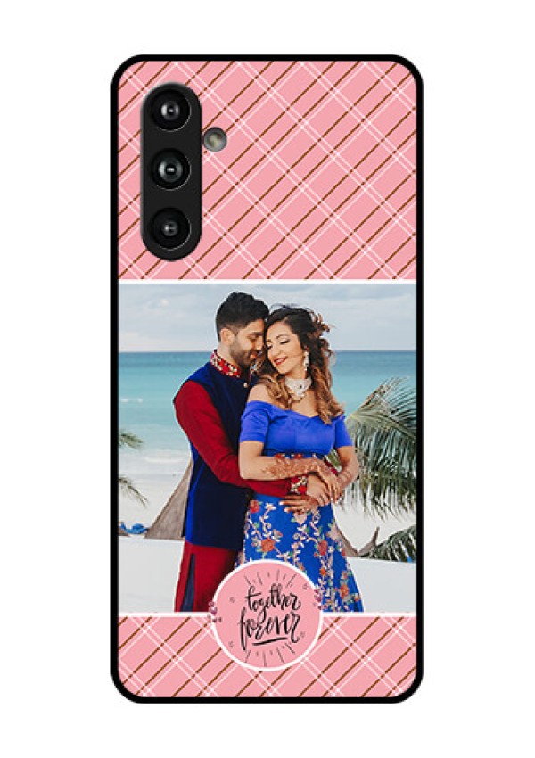 Samsung Galaxy F54 5G Custom Glass Phone Case - Together Forever Design