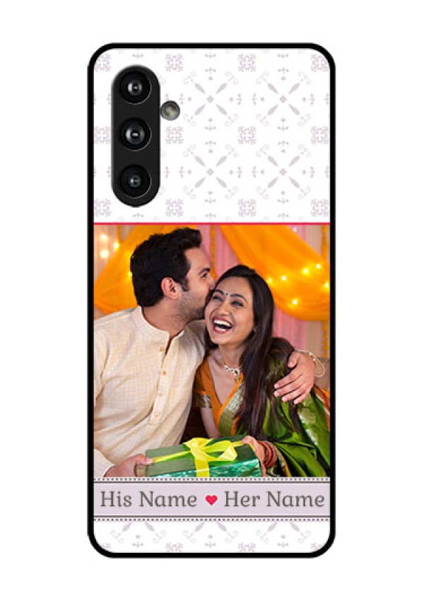 Samsung Galaxy F54 5G Custom Glass Phone Case - With Photo And Ethnic Design