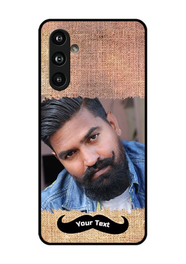 Samsung Galaxy F54 5G Custom Glass Phone Case - With Texture Design