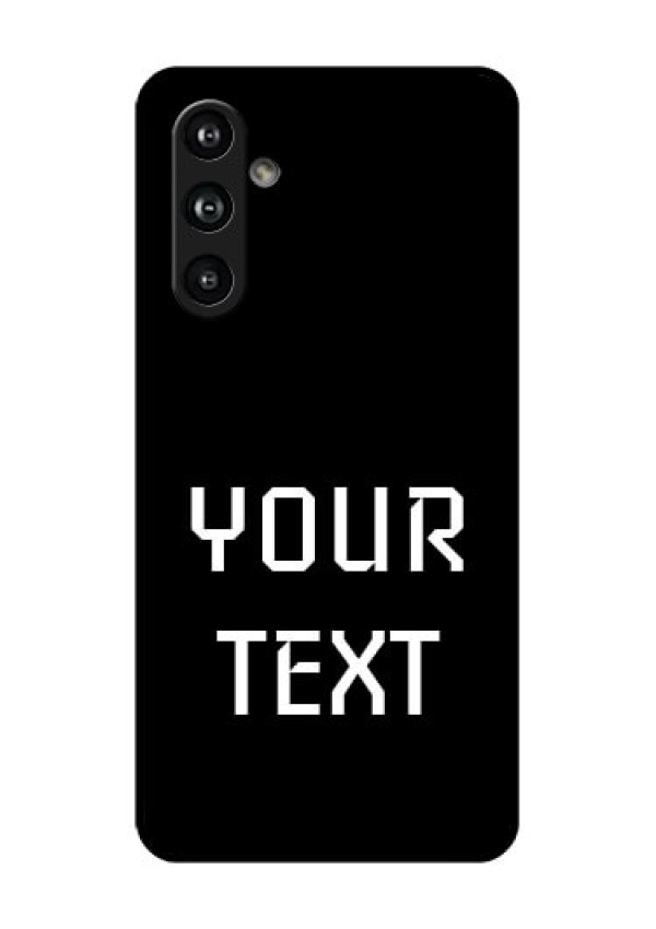 Samsung Galaxy F54 5G Custom Glass Phone Case - Your Name Design