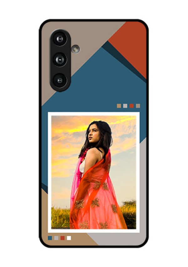 Samsung Galaxy F54 5G Custom Glass Phone Case - Retro Color Pallet Design
