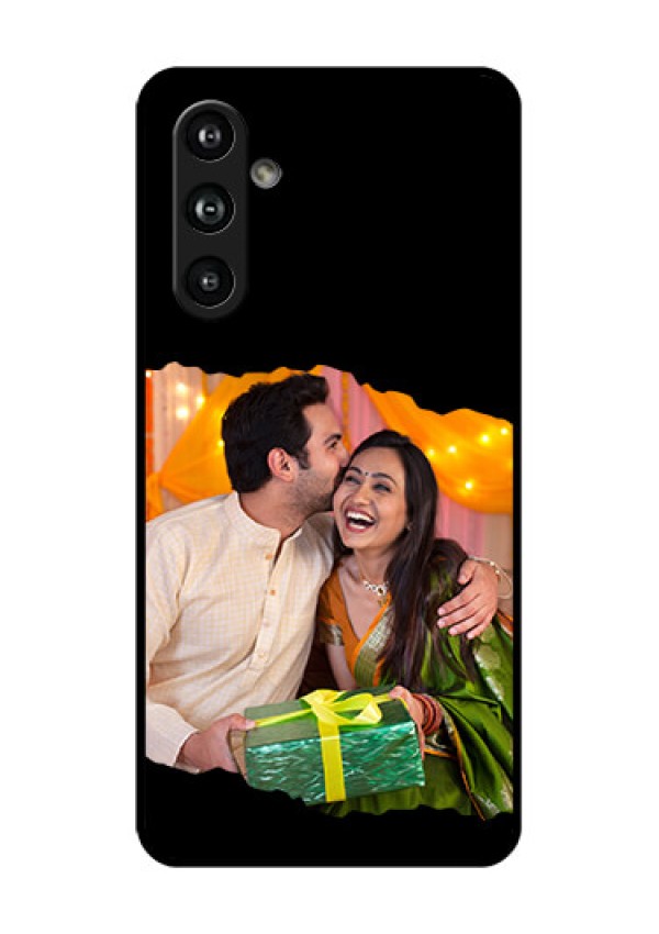 Samsung Galaxy F54 5G Custom Glass Phone Case - Tear - Off Design