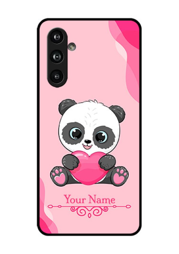 Samsung Galaxy F54 5G Custom Glass Phone Case - Cute Panda Design