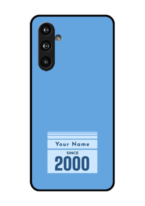 Samsung Galaxy F54 5G Custom Glass Phone Case - Custom Year Of Birth Design