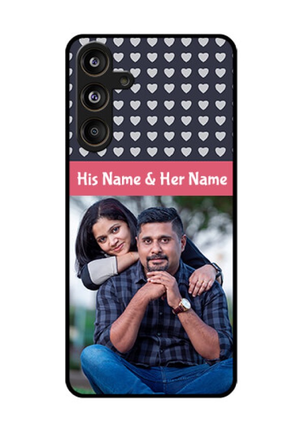 Samsung Galaxy F55 5G Custom Glass Phone CaseLove Symbols Design