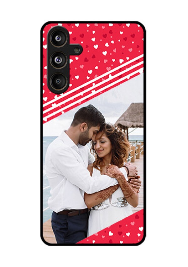 Samsung Galaxy F55 5G Custom Glass Phone CaseValentines Gift Design