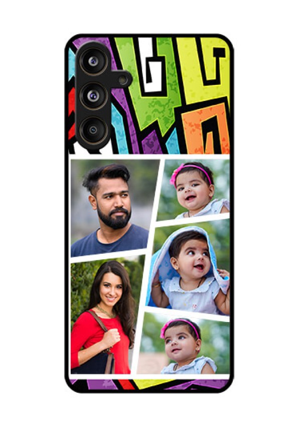Samsung Galaxy F55 5G Custom Glass Phone CaseGraffiti Pattern Design
