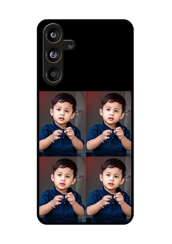 Samsung Galaxy F55 5G Custom Glass Phone Case4 Image Holder Design