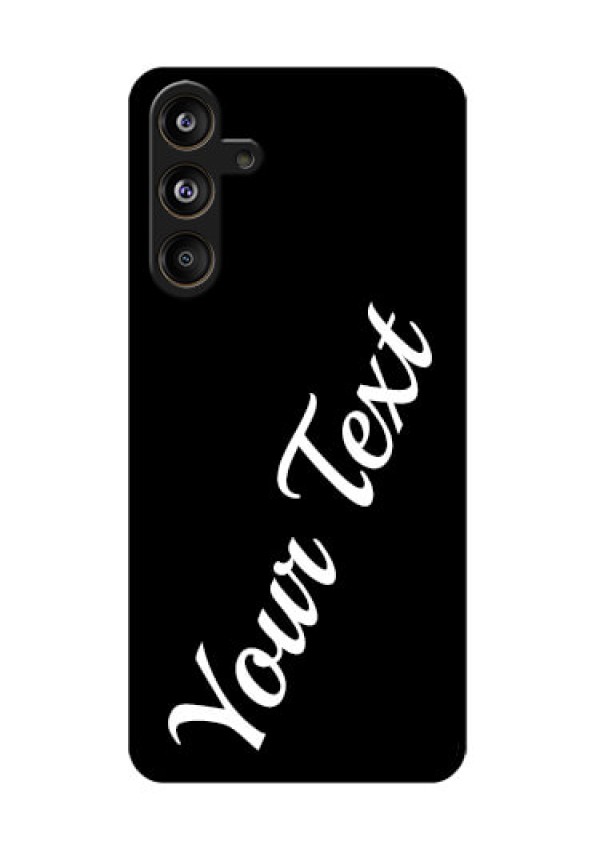 Samsung Galaxy F55 5G Custom Glass Phone CaseWith Your Name Design