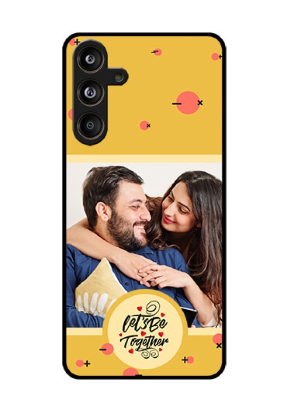 Samsung Galaxy F55 5G Custom Glass Phone CaseLets Be Together Design