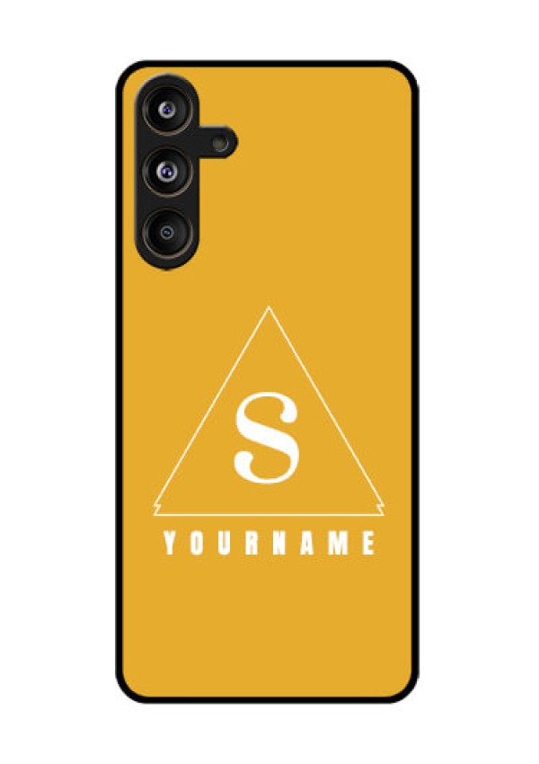 Samsung Galaxy F55 5G Custom Glass Phone CaseSimple Triangle Design