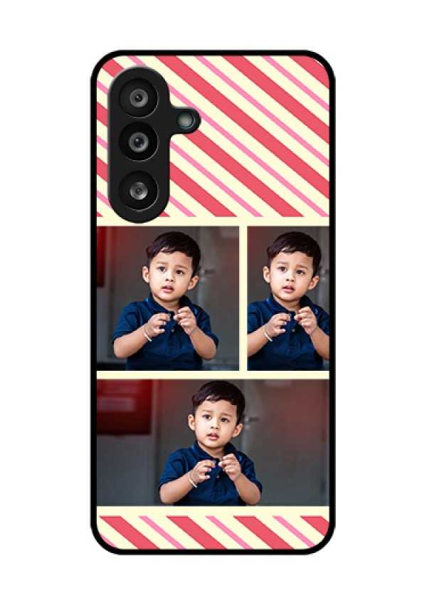 Samsung Galaxy F56 5G Custom Glass Phone Case - Picture Upload Mobile Case Design