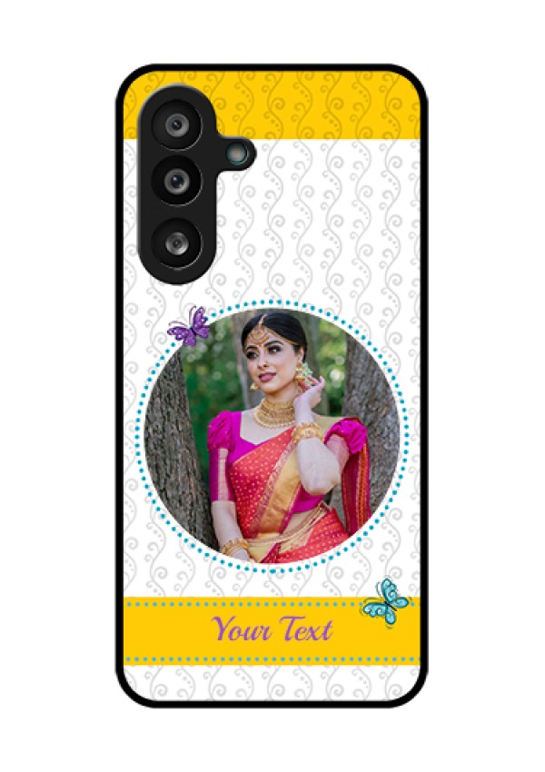 Samsung Galaxy F56 5G Custom Glass Phone Case - Girls Premium Case Design