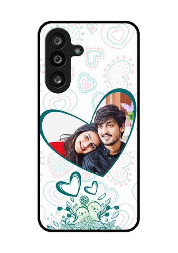 Samsung Galaxy F56 5G Custom Glass Phone Case - Premium Couple Design