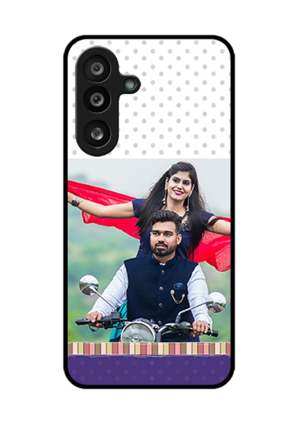 Samsung Galaxy F56 5G Custom Glass Phone Case - Cute Family Design