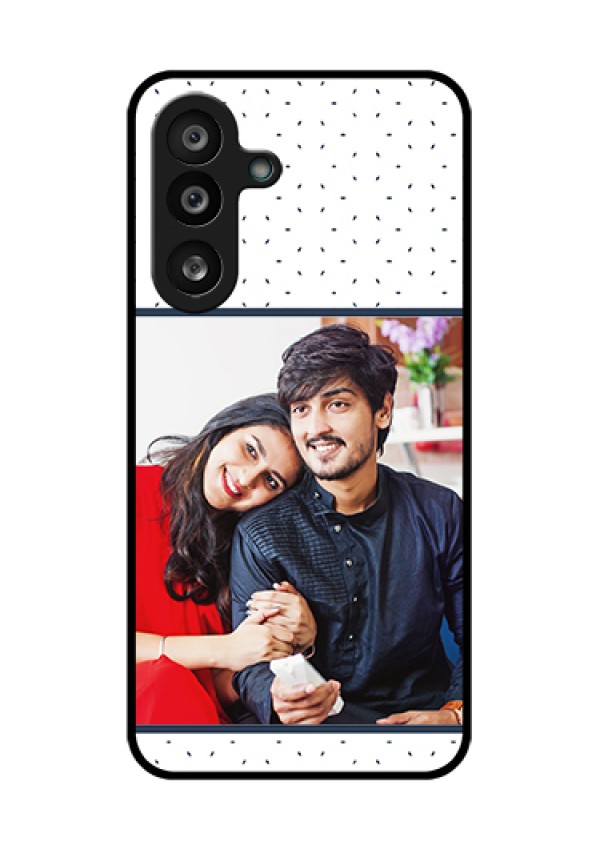 Samsung Galaxy F56 5G Custom Glass Phone Case - Premium Dot Design