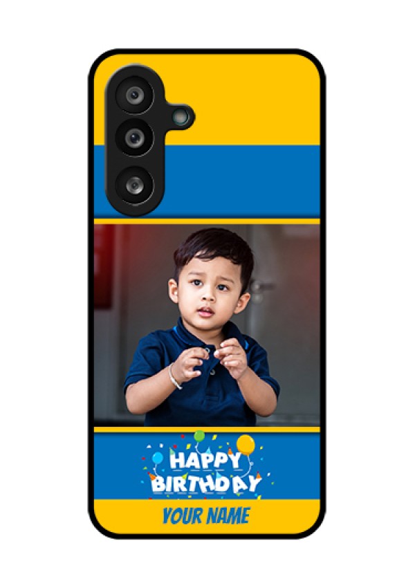 Samsung Galaxy F56 5G Custom Glass Phone Case - Birthday Wishes Design