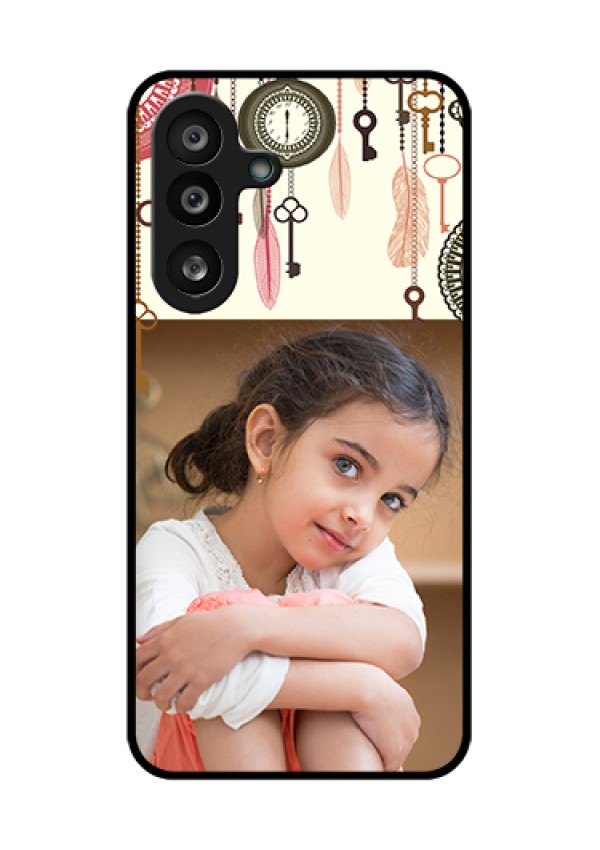 Samsung Galaxy F56 5G Custom Glass Phone Case - Boho Style Design