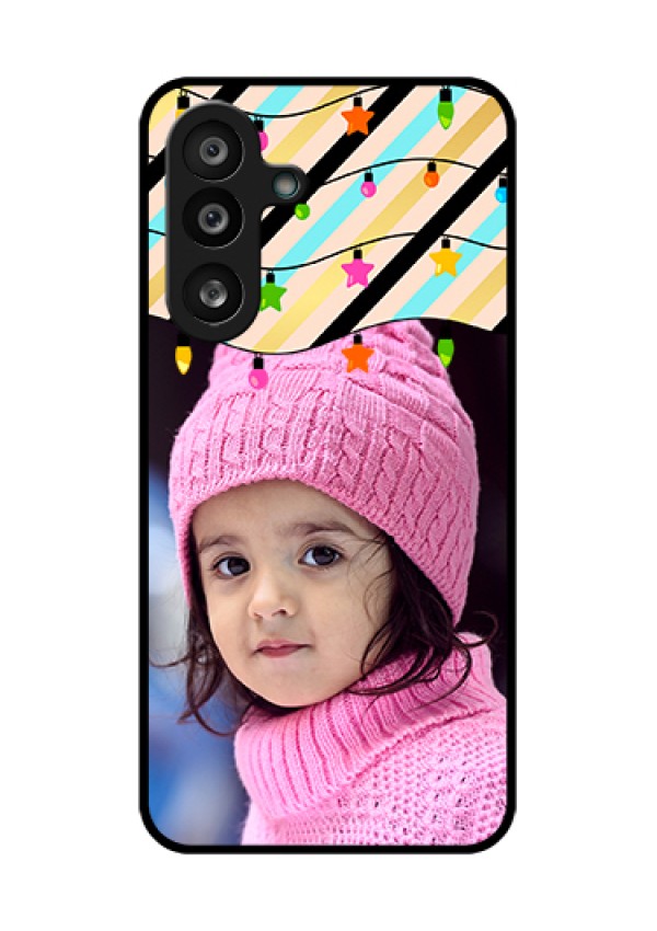 Samsung Galaxy F56 5G Custom Glass Phone Case - Lights Hanging Design