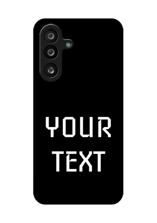 Samsung Galaxy F56 5G Custom Glass Phone Case - Your Name Design