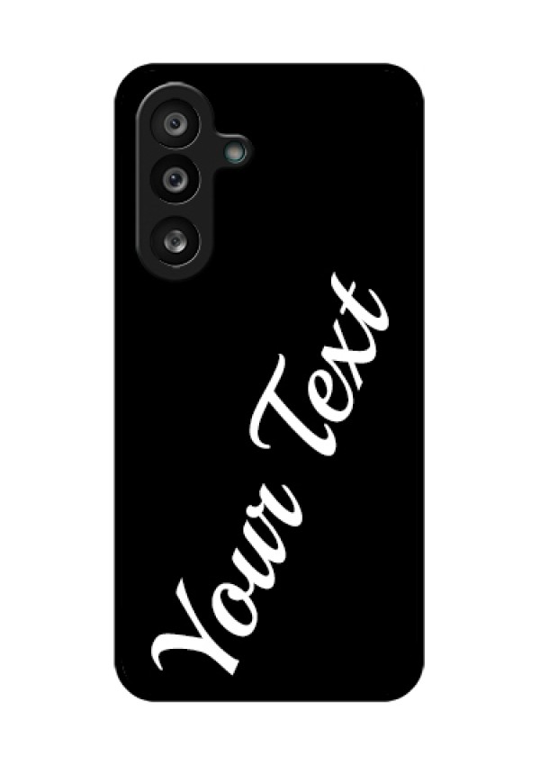 Samsung Galaxy F56 5G Custom Glass Phone Case - With Your Name Design