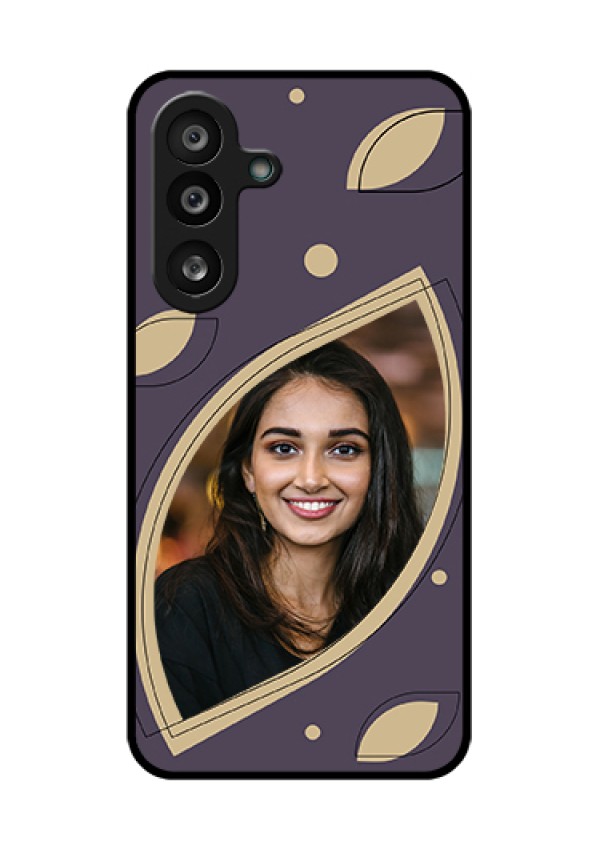 Samsung Galaxy F56 5G Custom Glass Phone Case - Falling Leaf Design