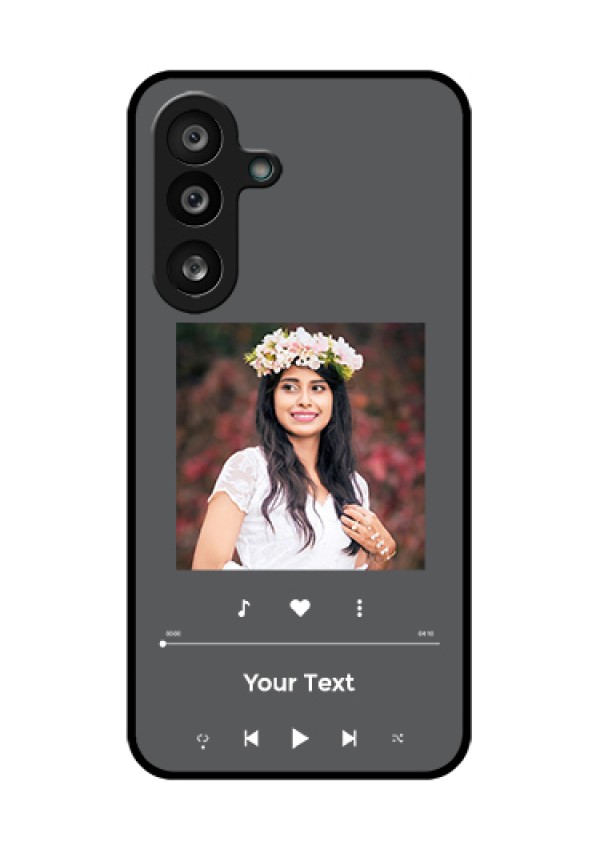Samsung Galaxy F56 5G Custom Glass Phone Case - Play The Music Design