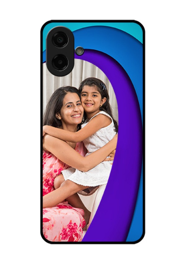 Samsung Galaxy F70e 5G Custom Glass Phone Case - Simple Pattern Design
