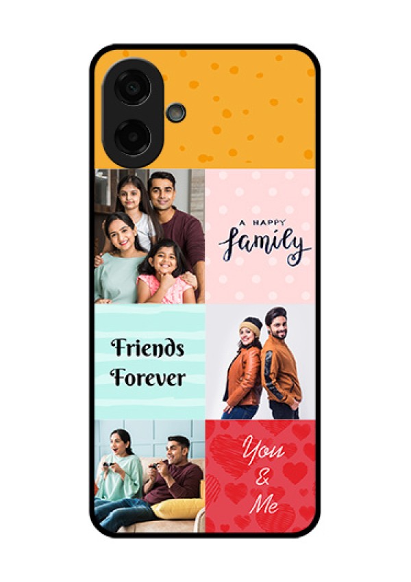 Samsung Galaxy F70e 5G Custom Glass Phone Case - Images With Quotes Design
