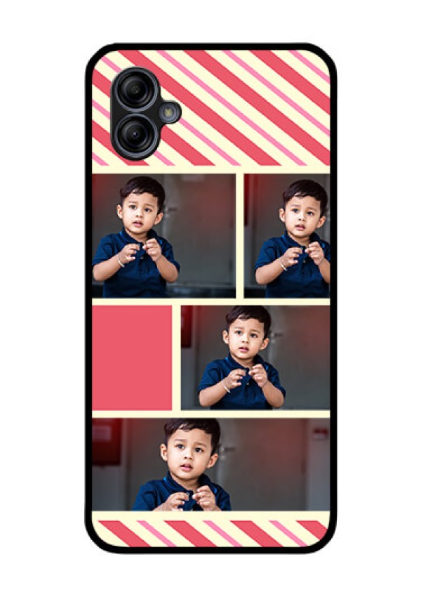 Galaxy M04 Personalized Glass Phone Case - Picture Upload Mobile Case Design