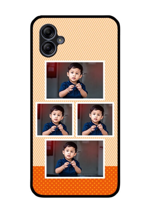 Galaxy M04 Photo Printing on Glass Case - Bulk Photos Upload Design
