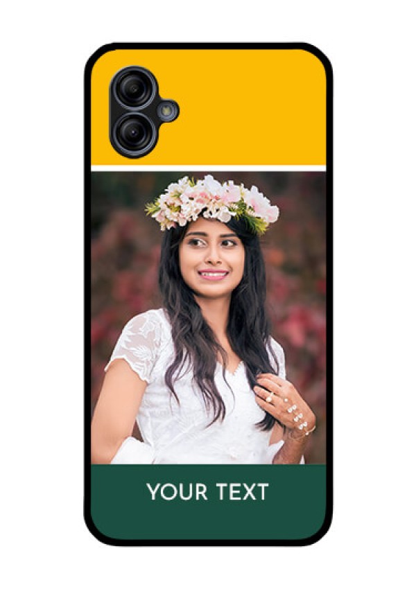 Galaxy M04 Photo Printing on Glass Case - Love You Design
