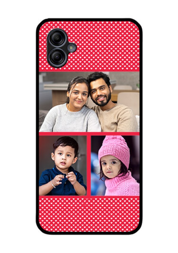 Galaxy M04 Personalized Glass Phone Case - Bulk Pic Upload Design