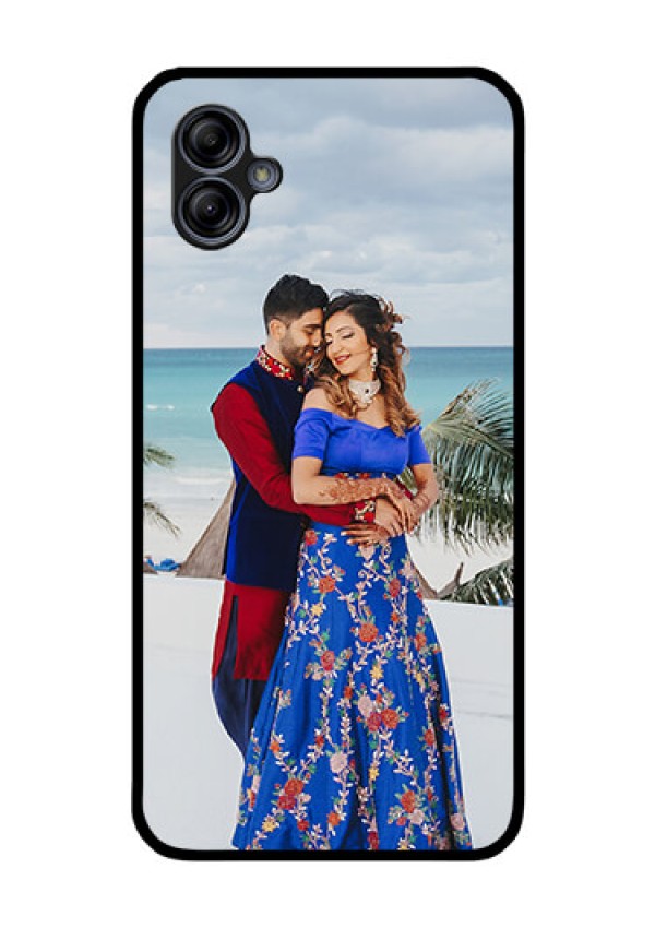 Galaxy M04 Photo Printing on Glass Case - Upload Full Picture Design