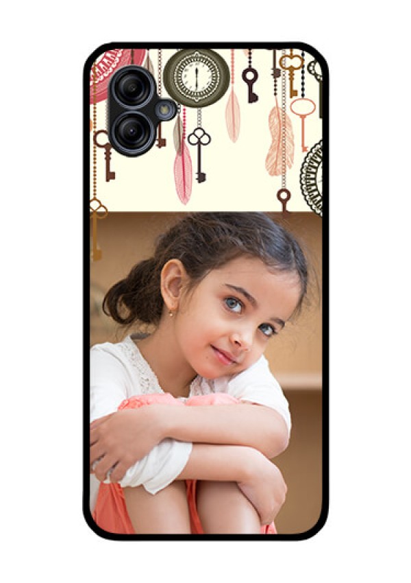 Galaxy M04 Custom Glass Mobile Case - Boho Style Design