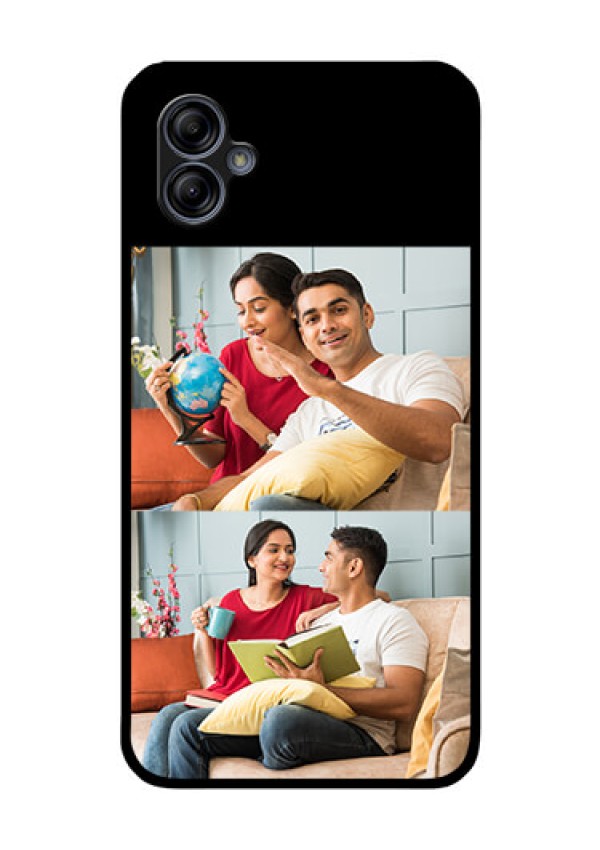 Galaxy M04 2 Images on Glass Phone Cover
