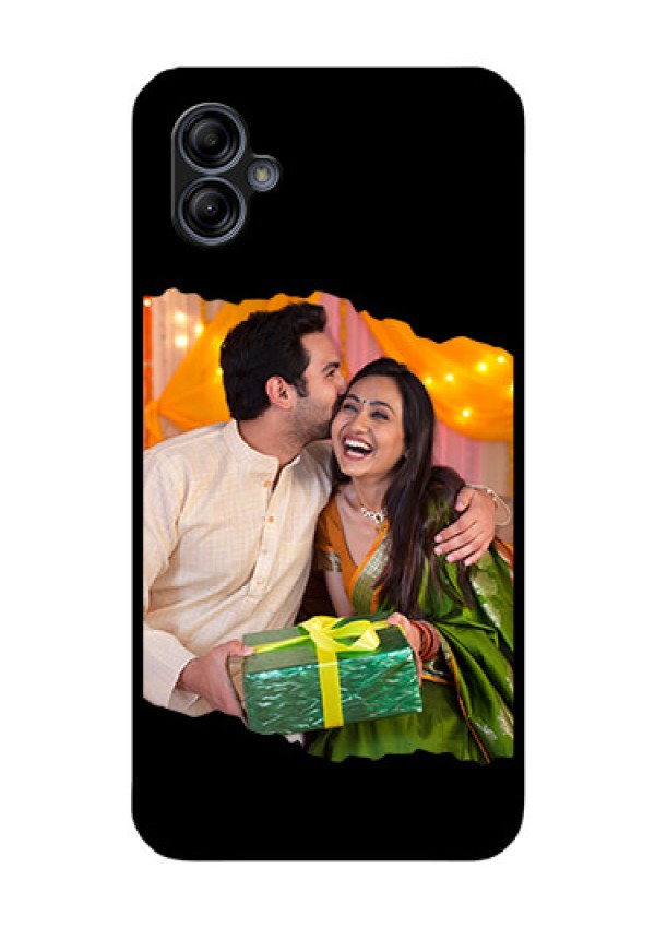 Galaxy M04 Custom Glass Phone Case - Tear-off Design