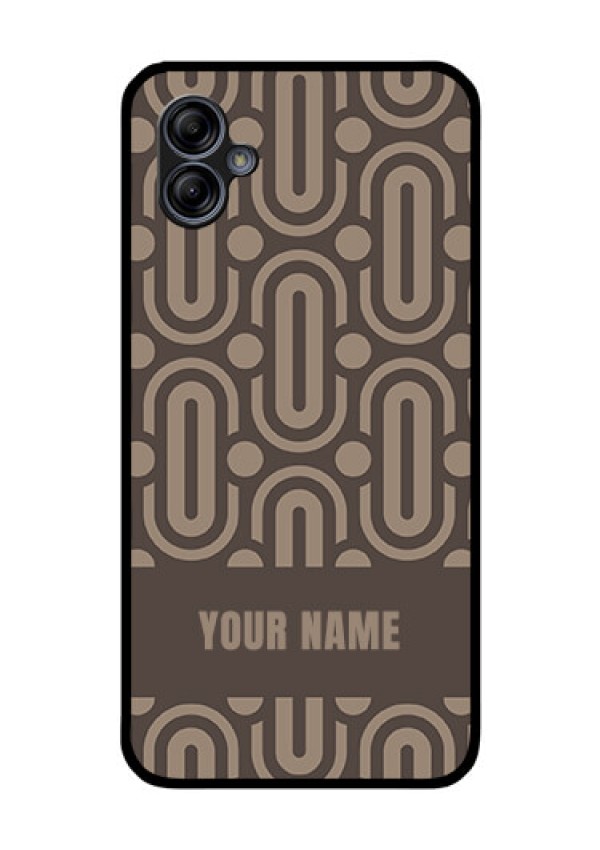 Galaxy M04 Custom Glass Phone Case - Captivating Zero Pattern Design