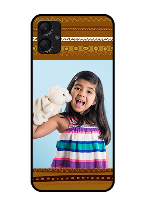 Galaxy M05 Custom Glass Phone Case - Friends Picture Upload Design